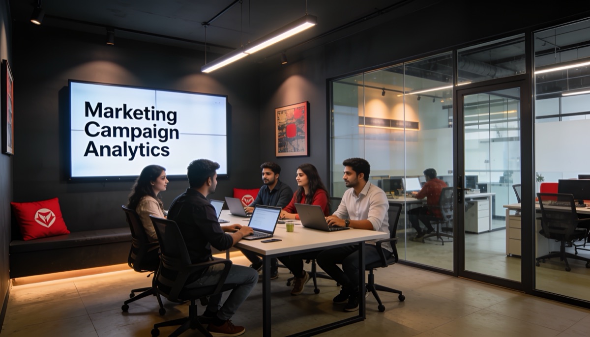 SEOgrey team collaborating in the agency workspace